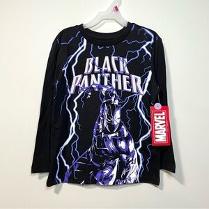 🟣2/$20 NEW Marvel Lightning Black Panther Superhero Shirt (size XS, S & M)